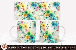 3D Flowers Mug, Spring Flowers, Spring Mug, 11 oz mug Product Image 1