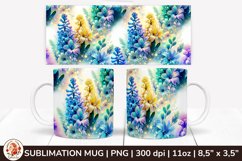 3D Flowers Mug, Spring Flowers, Spring Mug, 11 oz mug Product Image 1