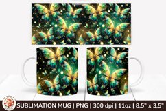 3D Mug, Coffee Mug Butterfly, Spring Mug, 11 oz mug, Product Image 1