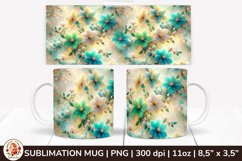 3D Flowers Mug, Spring Flowers, Spring Mug, 11 oz mug Product Image 1