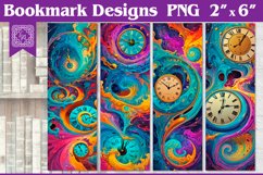 Neverending Time Printable Bookmark 4 PNG Product Image 1