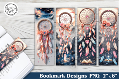 Valentine Dreamcatcher Printable Bookmark 4 PNG Product Image 1