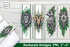 Animal Printable Bookmark 4 PNG Product Image 1