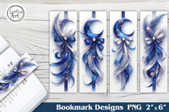 Moon Dreamcatcher Printable Bookmark 4 PNG Product Image 1