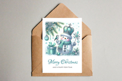 Merry Christmas Card. Printable card Product Image 3