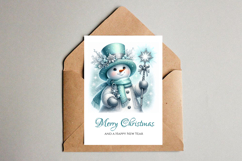 Merry Christmas Card. Printable card Product Image 4