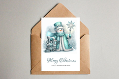 Merry Christmas Card. Printable card Product Image 4