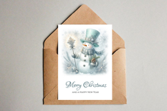 Merry Christmas Card. Printable card Product Image 5