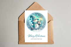 Merry Christmas Card. Printable card Product Image 2