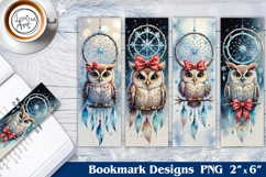 Owl Printable Bookmark 4 PNG / Dreamcatcher Product Image 1