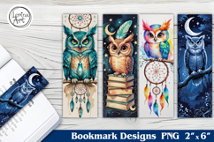 Owl Printable Bookmark 4 PNG / OWL Product Image 1