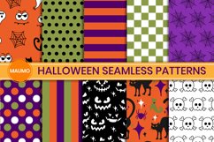 Halloween Patterns, Digital Papers Product Image 1