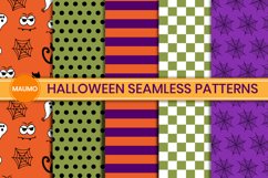 Halloween Patterns, Digital Papers Product Image 2