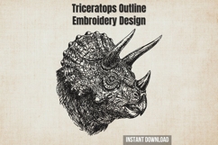 Triceratops Face Outline Product Image 1