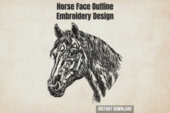 Horse Face Outline Product Image 1