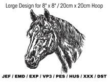 Horse Face Outline Product Image 2
