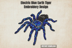 Electric Blue Earth Tiger Tarantula Product Image 1
