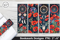 Poppy &amp; Dream Catcher Printable Bookmark 4 PNG Product Image 1