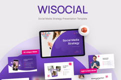 Wisocial Social Media Strategy PowerPoint Product Image 1