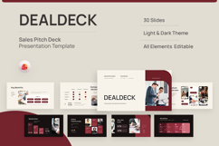 Dealdeck - Sales Pitch Deck PowerPoint Template Product Image 1