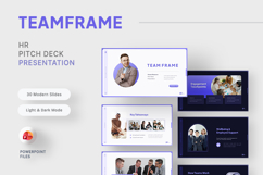 Teamframe - HR Pitch Deck PowerPoint Template Product Image 1