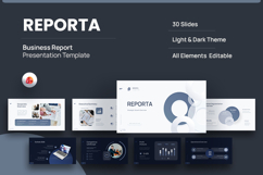 Reporta - Business Report PowerPoint Template Product Image 1
