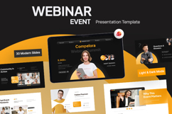 Compelora - Webinar Event PowerPoint Template Product Image 1