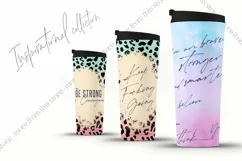 happy mind happy life smiley skinny tumbler wrap 20oz png Product Image 3