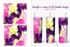 20 oz Tumbler designs, Happy holi party skinny tumbler PNG Product Image 1