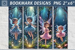 Fairy Printable Bookmark 4 PNG Product Image 1