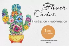 Cute Cactus t-shirt sublimation print design png Product Image 1
