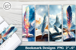 Inkwell Printable Bookmark 4 PNG Product Image 1