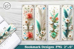 Dragonfly Printable Bookmark 4 PNG Product Image 1