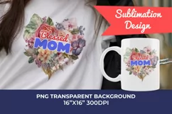 Watercolor Mother's Day Flowers PNG for Sublimation Product Image 1