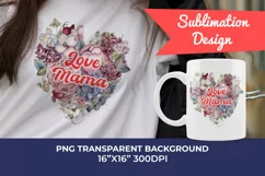 Watercolor Mother's Day Flowers PNG for Sublimation Product Image 1