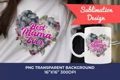 Watercolor Mother's Day Flowers PNG for Sublimation Product Image 1