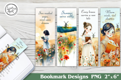 Summer Mills Printable Bookmark 4 PNG Product Image 1