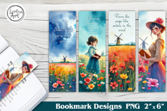 Summer Mills Printable Bookmark 4 PNG Product Image 1