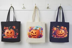 Watercolor Spooky Pumpkin PNG sublimation Product Image 4