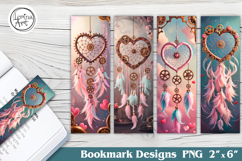 Dream Catcher Printable Bookmark 4 PNG Product Image 1