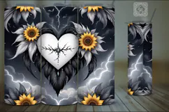 4 Heart Dream Tumbler Wrap Sublimation, 20 oz Product Image 4