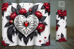 4 Heart Dream Tumbler Wrap Sublimation, 20 oz Product Image 5