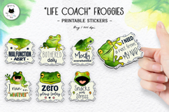 Funny &amp; Sarcastic Frog Sticker Pack | Funny Wisdom Stickers Product Image 1