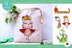 Funny Garden Clipart Vol.2 | Cute Animal Clipart Product Image 1