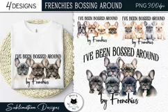 Watercolor Dog Sublimation Designs | Frenchie PNG Designs Product Image 1
