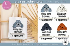 Tote Bag Dog Sublimation Designs Vol.3 | Poodle Dog PNG Product Image 1