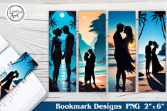 Summer Night Printable Bookmark 4 PNG Product Image 1