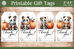Thanksgiving Gift Tags| Pumpkin | PNG Product Image 1