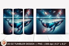 Galaxy Tumbler, Sea Tumbler, Wild Animals,Underwater Tumbler Product Image 1