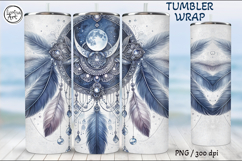 4 Boho Tumbler Sublimation, 20 oz Tumbler Wrap Product Image 4